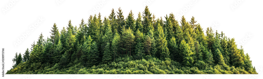 Fototapeta premium PNG Hill forest outdoors nature.