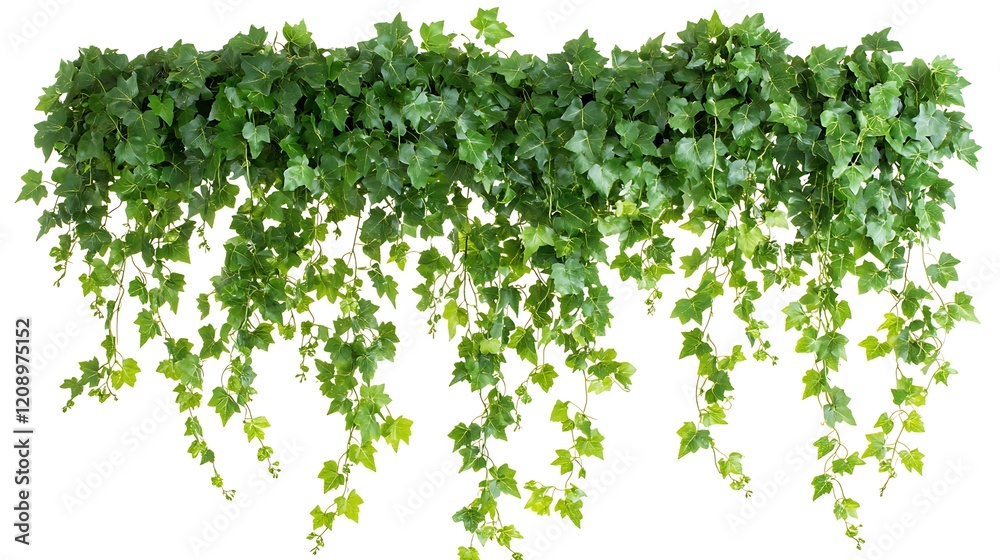 Green Ivy Garland, Lush Hanging Vines, Isolated on White Background, Perfect for Decorations, Fresh Greenery Green Ivy Garland, Lush Hanging Vines, Isolated on White Background, Perfect for Decorations, Fresh Greenery