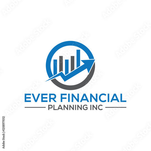 "Professional financial company logo design with a modern and trustworthy look. Perfect for banks, investment firms, or consulting services. Conveys stability, growth, and success."