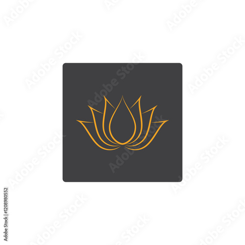 Beauty Vector lotus flowers design logo Template icon