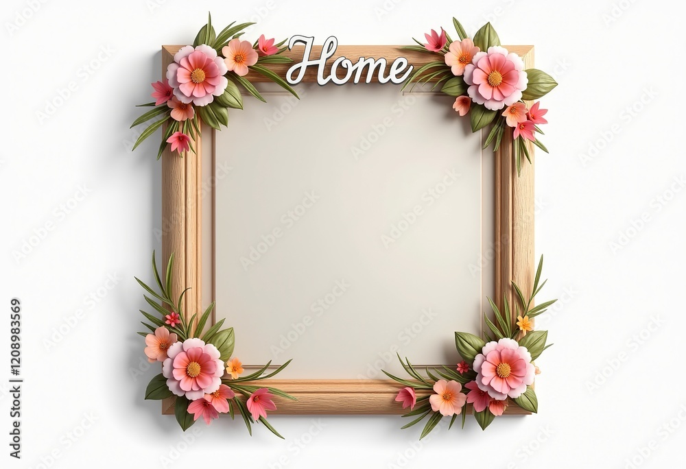 3D Wood Panel Backdrop: Wall-Mounted, Smooth Brown, White Background, 3D Wood Panel Backdrop: Wall-Mounted, Smooth Brown, White Background,