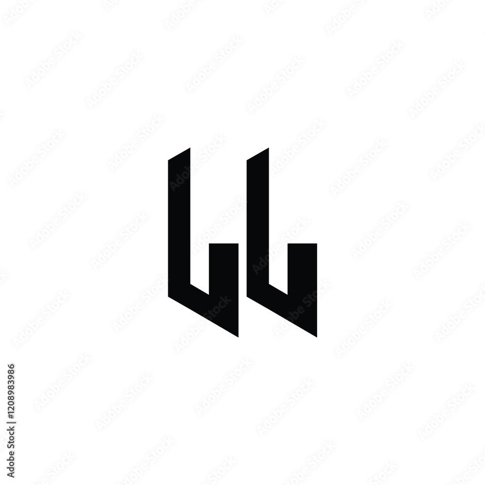 LL monogram logo design letter text name symbol monochrome logotype alphabet character simple logo LL monogram logo design letter text name symbol monochrome logotype alphabet character simple logo