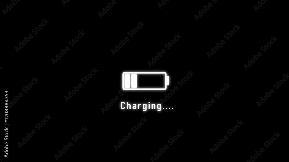 Battery Charging Symbol. Battery Charging Symbol.