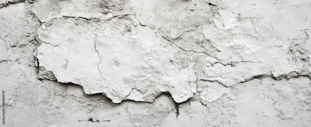 Cracked and weathered white wall texture. Cracked and weathered white wall texture.