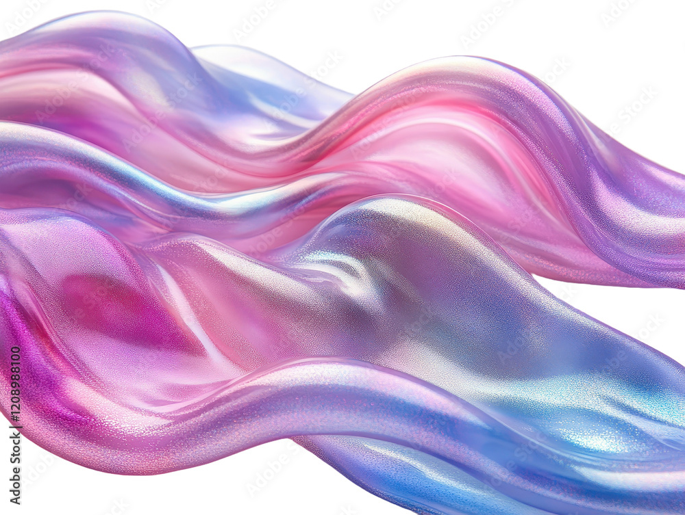 Obraz premium 3d Abstract Vibrant Liquid Wave Dancing on Dark Background Evoking Energy and Motion Transparante Background