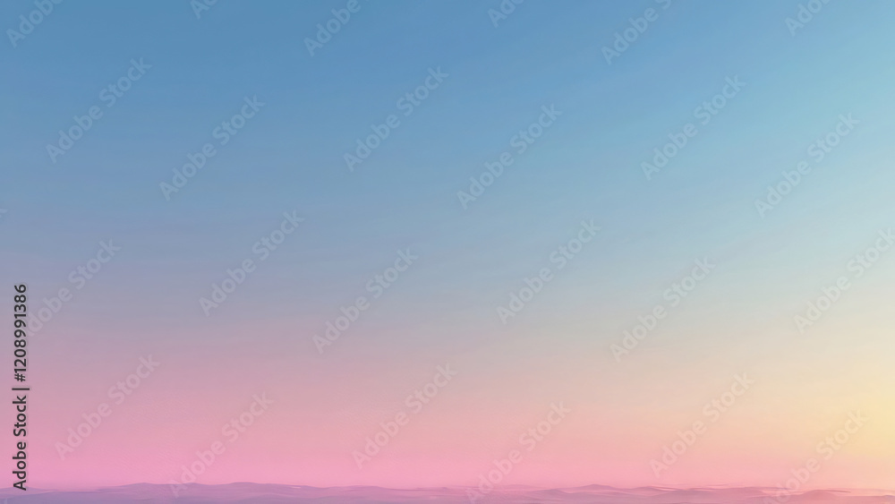Obraz premium swirling pastel colors blending from soft pink to light blue to lavender. Colorful gradient background.