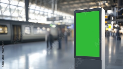 transit platform digital signage