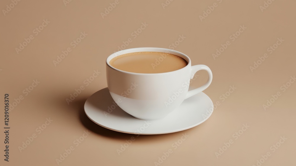 Cup of Coffee Isolated White Background Cup of Coffee Isolated White Background