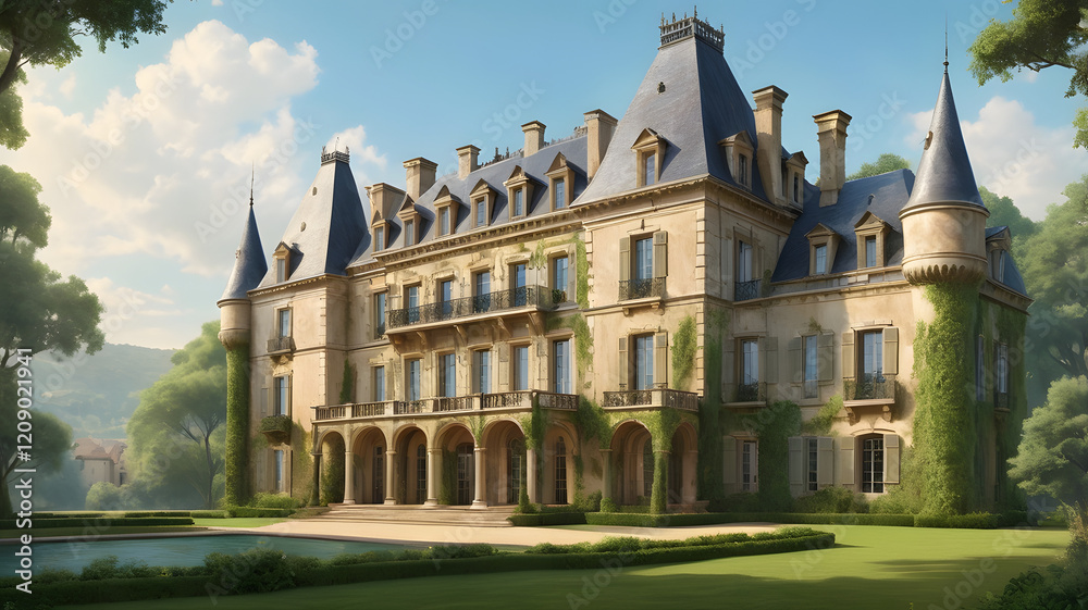 Grand Chateau French Countryside Mansion Luxury Estate Grand Chateau French Countryside Mansion Luxury Estate