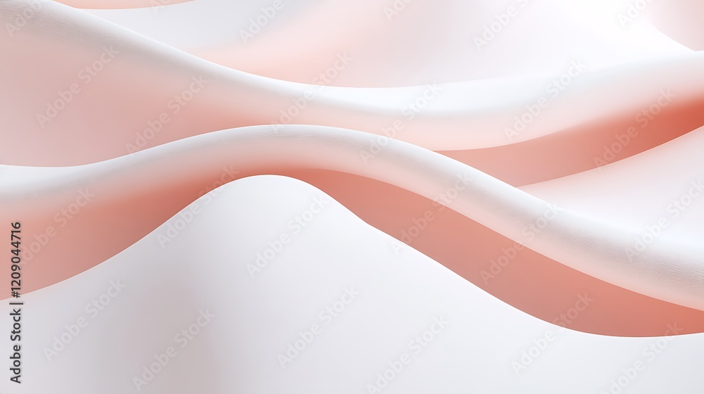Fototapeta premium Soft Flowing Fabric Textures for Elegant Backgrounds and Design Projects with Subtle Pastel Hues