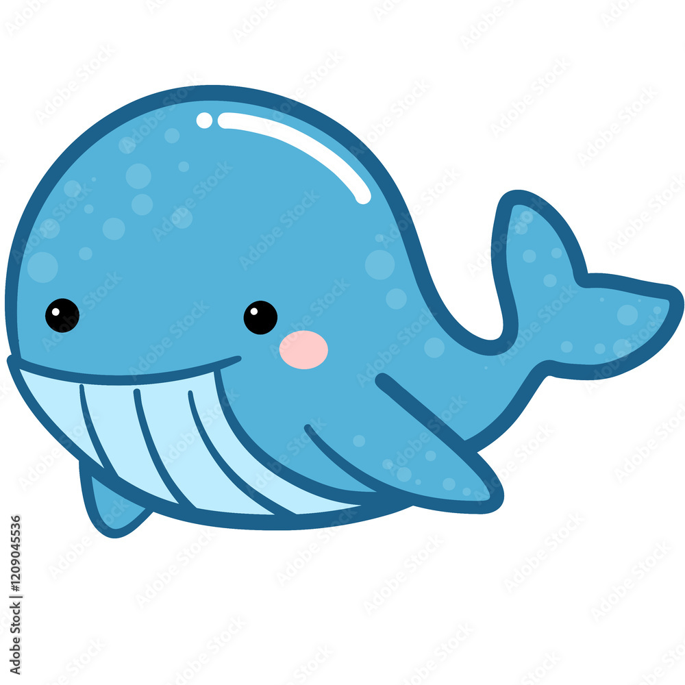 Naklejka premium Whale
