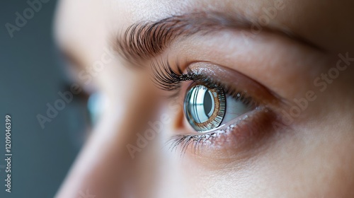 implantable lenses for ophthalmic surgery, healthcare background, 16:9 photo