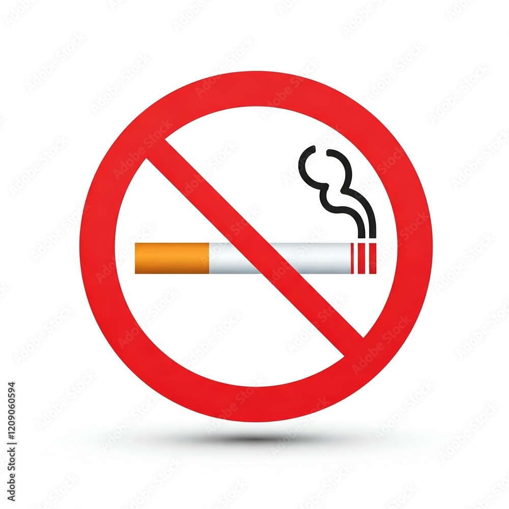red circle no smoking sign white background illustration graphic design element red circle no smoking sign white background illustration graphic design element