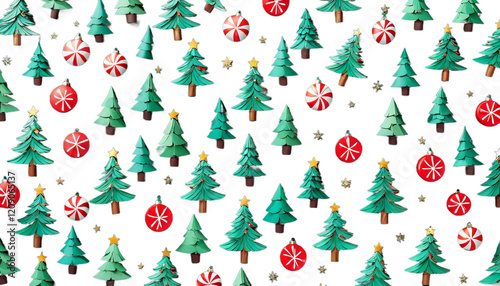 Obraz na płótnie christmas ader background illustration tree wallpaper abstract decoration nature design vintage retro art decorative graphic greeting card ornament w salonie