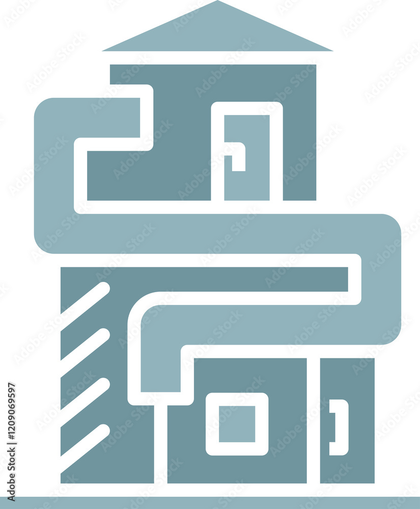Modern Home Design Icon
