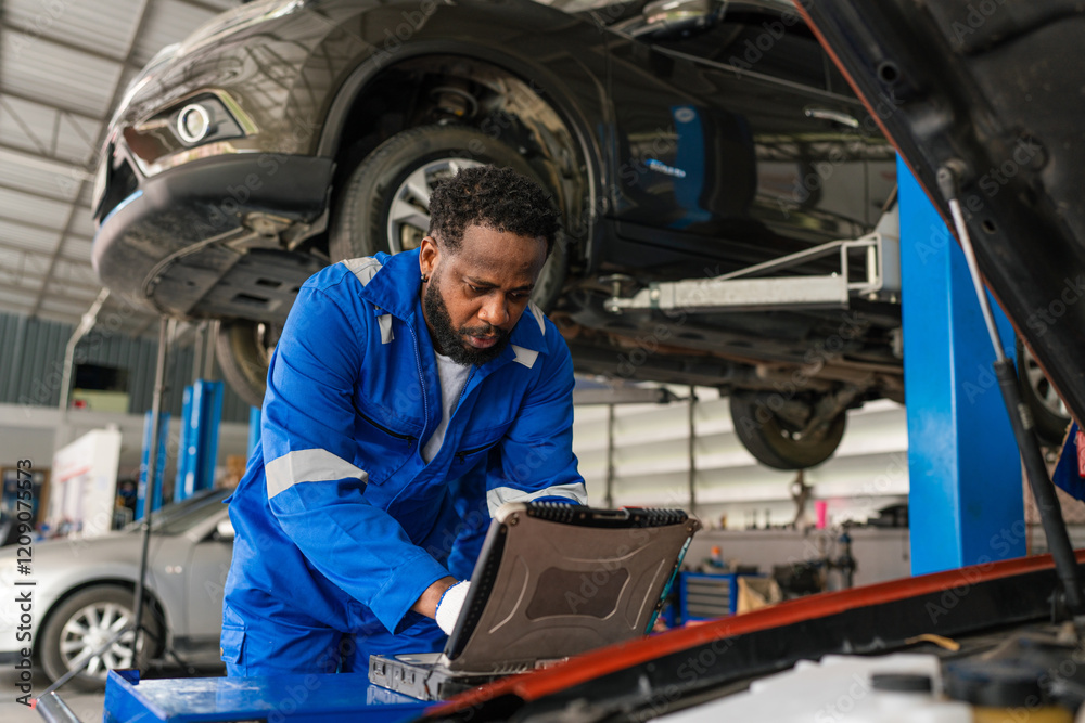 custom made wallpaper toronto digitalTeam Auto mechanic are checking and repair maintenance auto engine is problems at car repair shop.