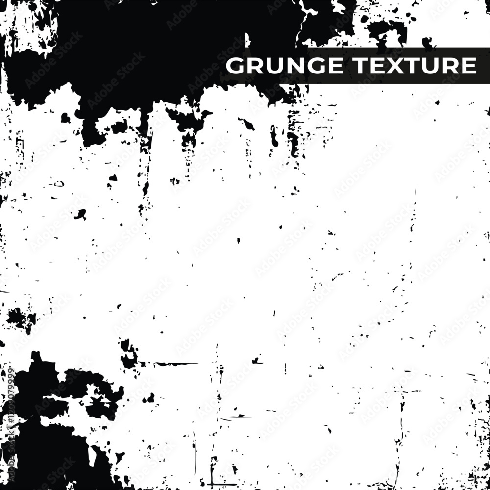 Fototapeta premium Black and White Abstract Grunge Texture background Vector