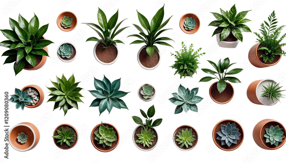 pots ceramic background rendering 3d olated beautiful plants plant pot leaf tree flower nature isolated white transparent houseplant herb potted growth botany flowerpot green gardening