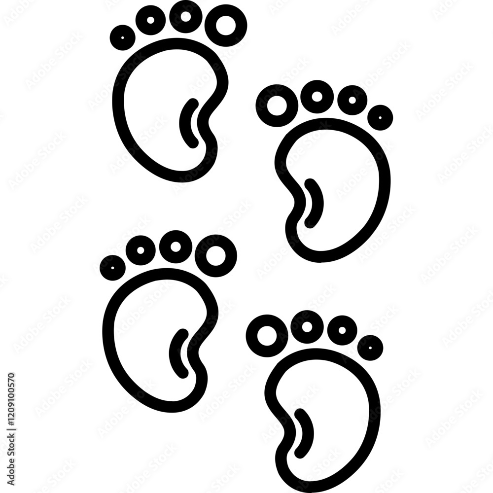 Obraz premium Foot Icon