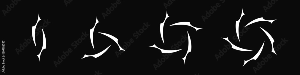 Creative Y2K Aesthetics Vectors for Retro Projects.