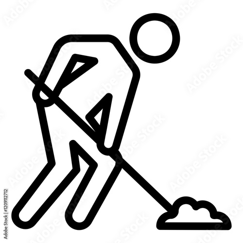 work process Line Icon