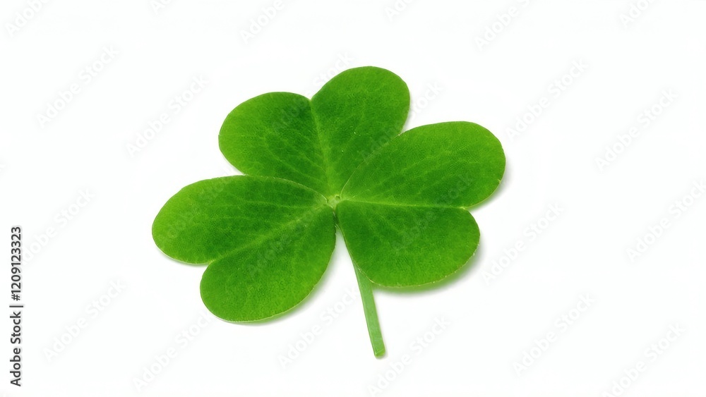 leaf clover isolated on white background leaf clover isolated on white background