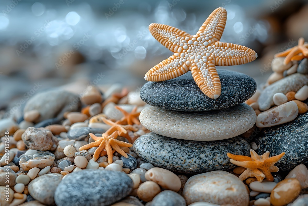 Frangipani flower and stones on a peaceful beach for relaxation and wellness Frangipani flower and stones on a peaceful beach for relaxation and wellness