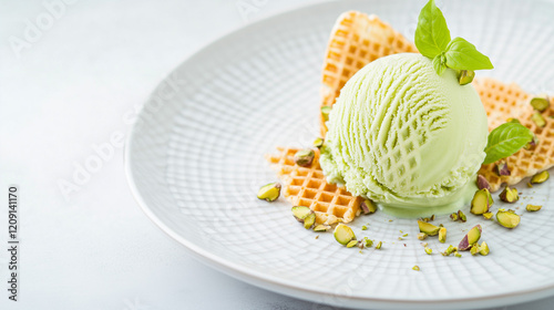 Pistachio Ice Cream Delight...