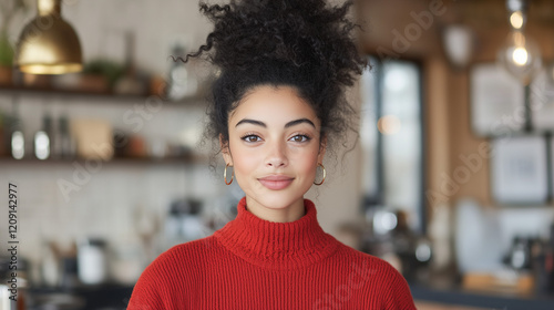Confident Woman in Red: A y...