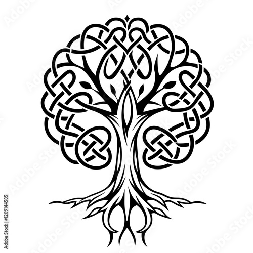 Celtic Tree Icon Simbolism