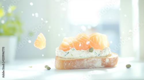 Smoked Salmon Bruschetta De...