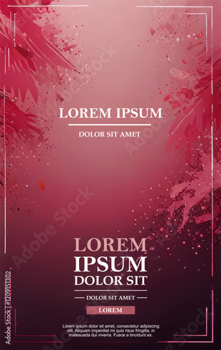 pink abstract background for banner poster flyer design template