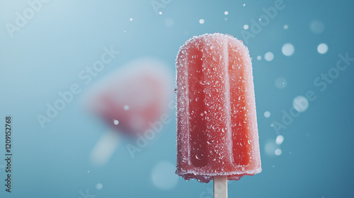 Frozen Delight: A close-up ...