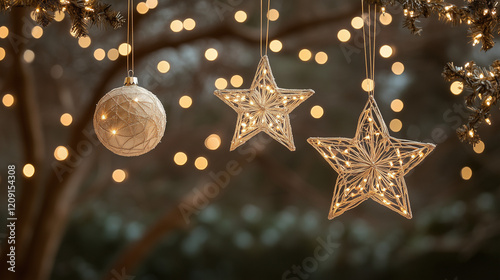 Glimmering Starry Night: Tw...