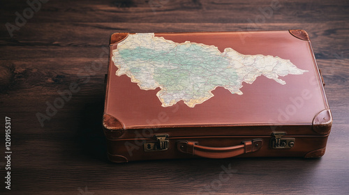 Vintage Travel Trunk: A wea...