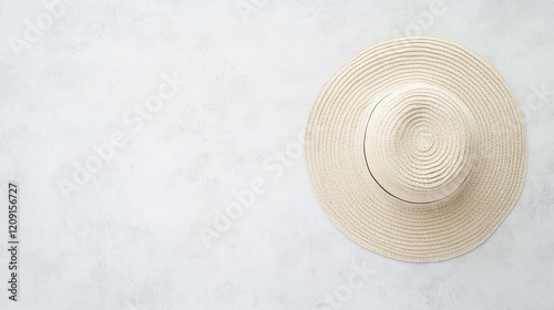 Cream-Colored Straw Hat: A ...