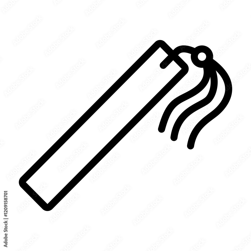 Obraz premium Book Mark Vector Line Icon Design