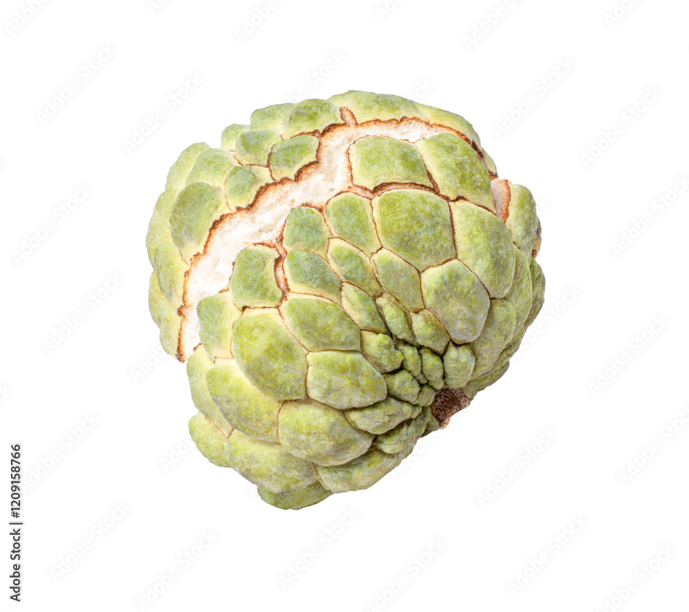 Fototapeta premium Custard apple isolated on white