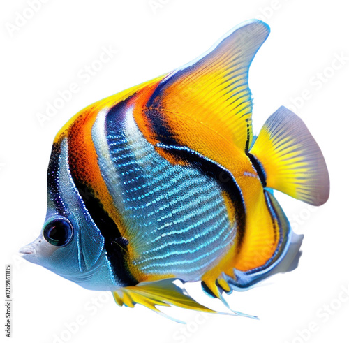 PNG Underwater photo of butterfly fish animal aquarium outdoors.