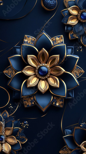 An Ornate Mandala Featuring...