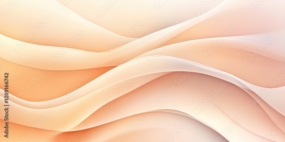Obraz premium Abstract background with smooth surface and soft light shades