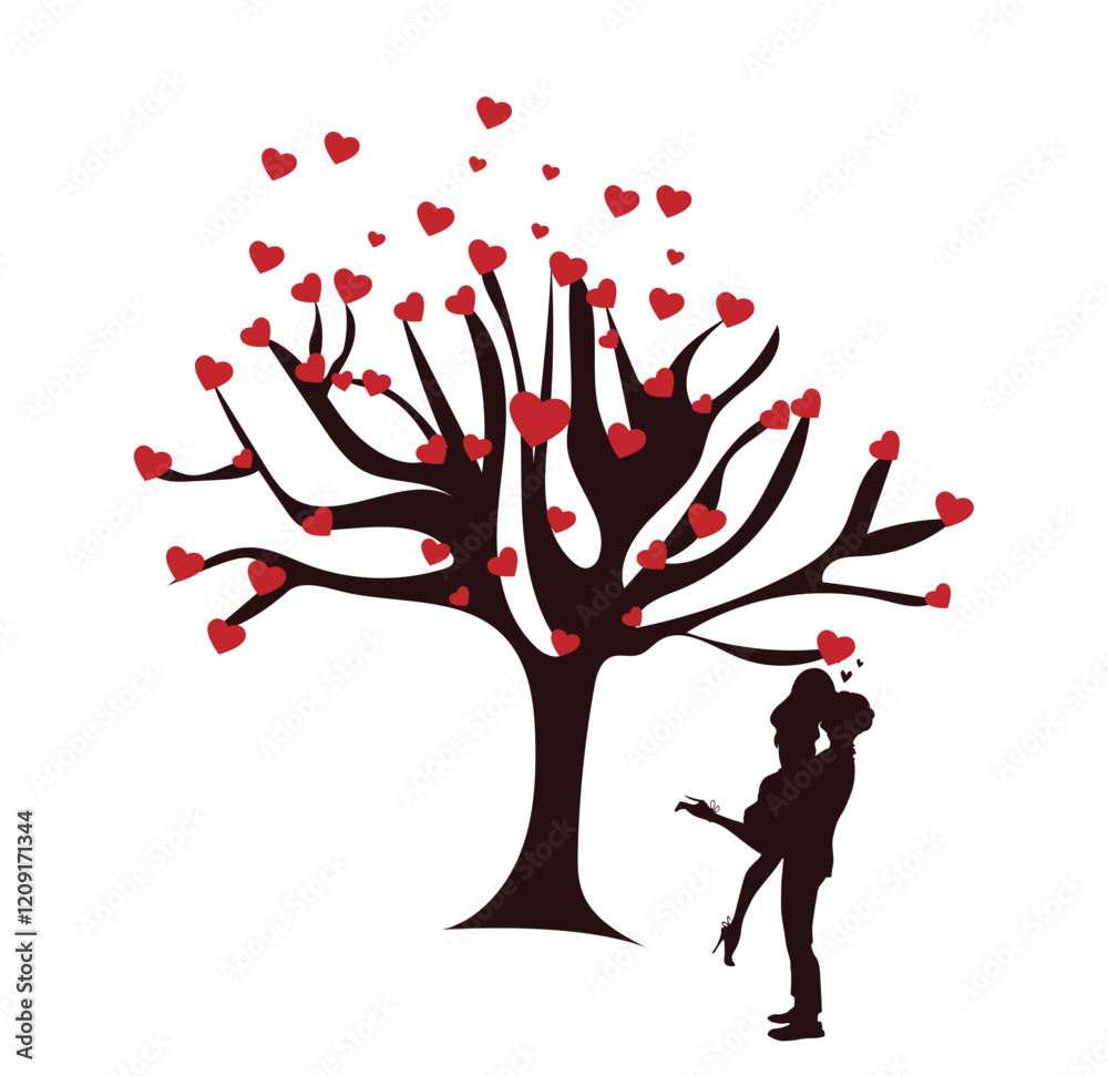 Naklejka premium Happy Valentines Day vector, Lettering happy valentines day