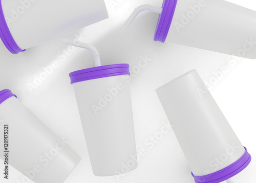 Wallpaper Mural Fast Food Soda Cup Mockup Torontodigital.ca