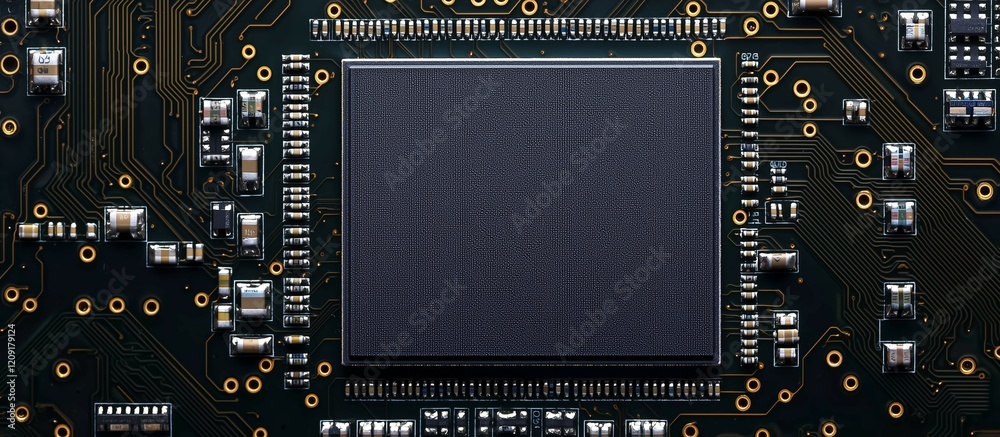 Fototapeta premium 電子基板_半導体