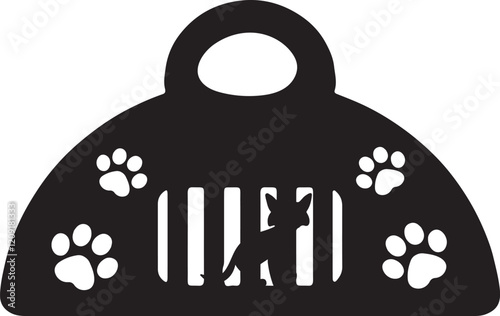 Illustration set of pet shop