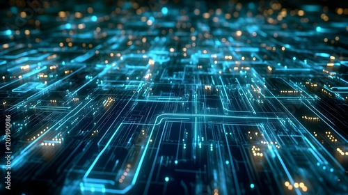 Digital Circuits Flowing Data Network