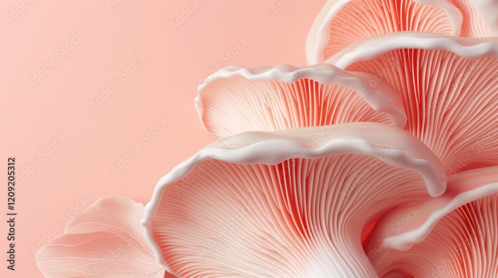 Mushroom depicted on a simple background, beautiful fungi portrait. Background reserved, mushroom sharp. Mushroom depicted on a simple background, beautiful fungi portrait. Background reserved, mushroom sharp.