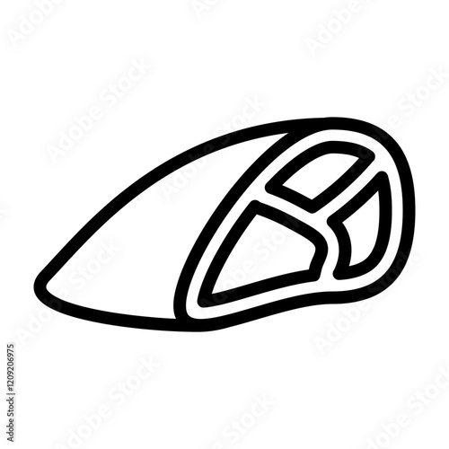 Beef Vector Line Icon Design