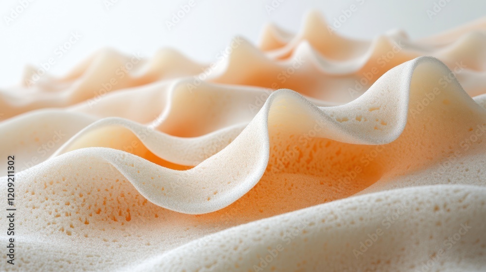 Creamy waves texture, abstract background, studio shot, cosmetic product Creamy waves texture, abstract background, studio shot, cosmetic product