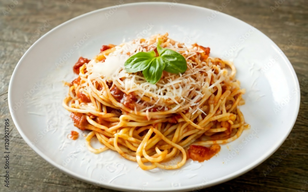 spaghetti with sauce spaghetti with sauce